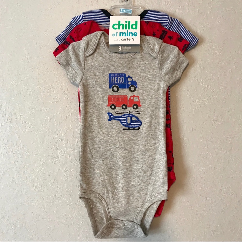 NWT Boys Onesies 3-6 m